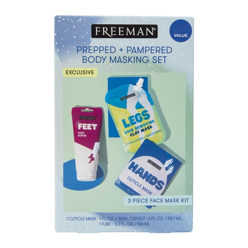 Freeman - Prepped & Pampered 3-Piece Body Masking Set