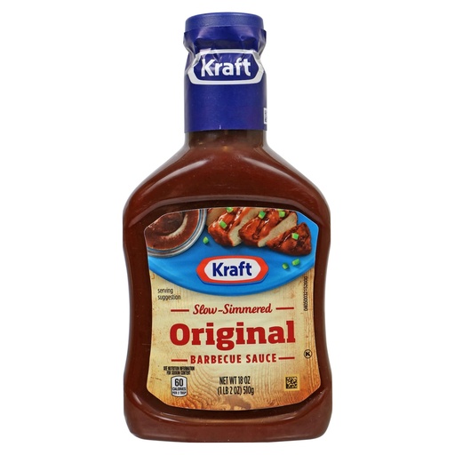 Kraft Original Barbecue Sauce, 18 oz. Bottles