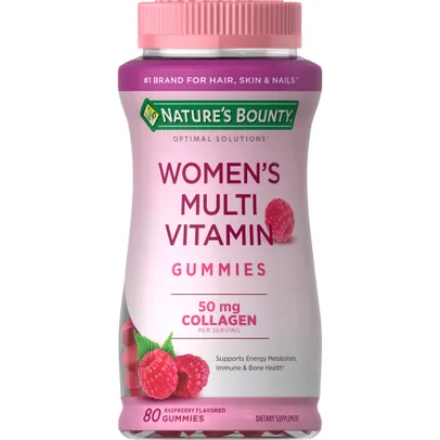 Nature's Bounty - Women's Multivitamin Gummies, Dietary Supplement, Raspberry Flavored - 80 ct.