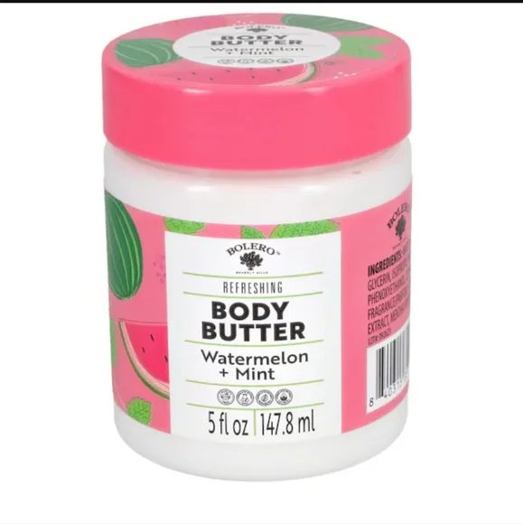 Bolero -  Body Butter - Watermelon + Mint 5fl oz (147.8ml)  