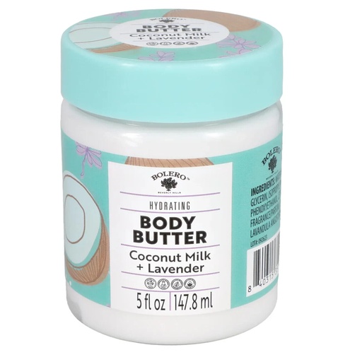 [DT] Bolero -  Body Butter - Coconut Milk + Lavender 5fl oz (147.8ml) 