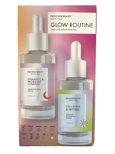 Provence Beauty - Glow Routine - Vitamin C & Probiotic Complex / Collagen & Peptides