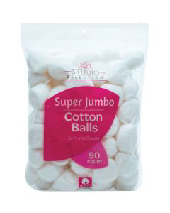 Studio Selection Super Jumbo Cotton Balls, 90 Count